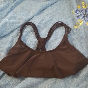 Xhiliration black bikini top